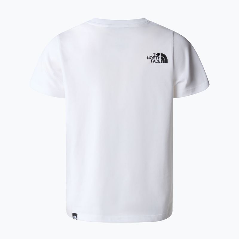 Vaikiški marškinėliai The North Face Simple Dome white 2