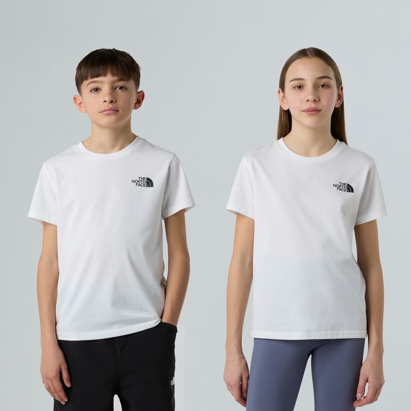Vaikiški marškinėliai The North Face Simple Dome white 3