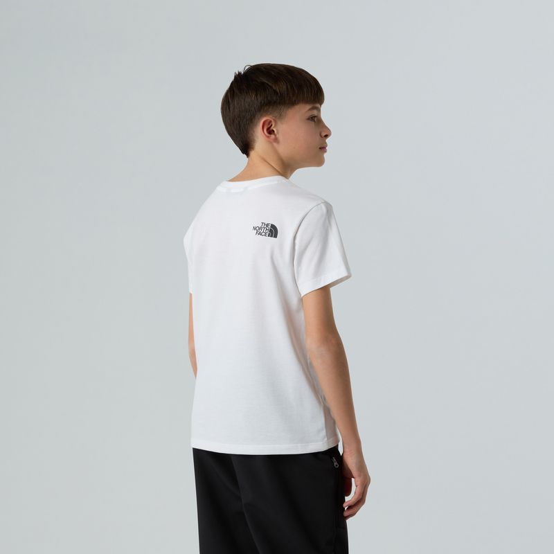 Vaikiški marškinėliai The North Face Simple Dome white 5