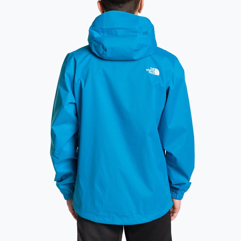 Vyriška striukė nuo lietaus The North Face Quest skyline blue black heath 2