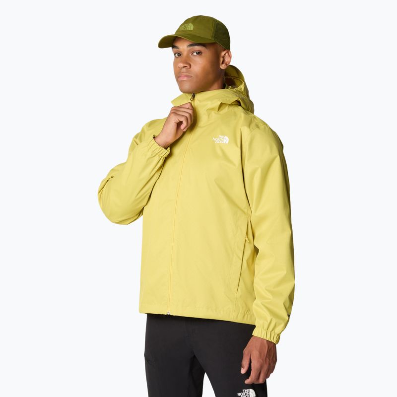 Vyriška striukė nuo lietaus The North Face Quest yellow silt black heath 4