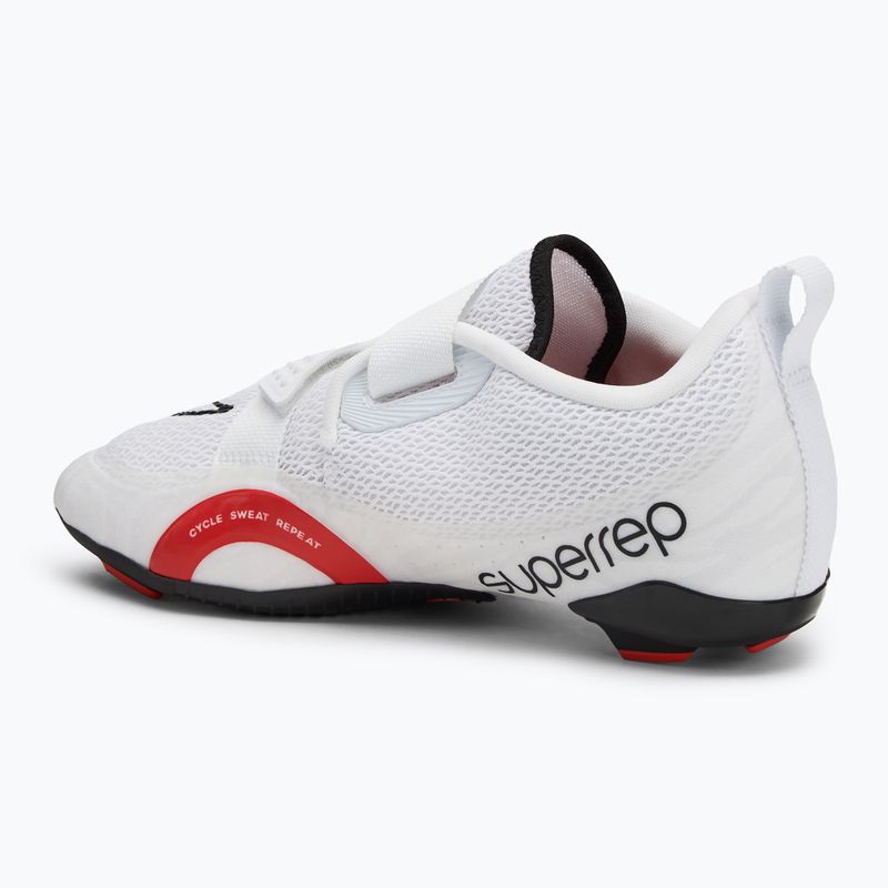 Nike Superrep Cycle 2 balti/raudoni pikantiški spinningo batai 3