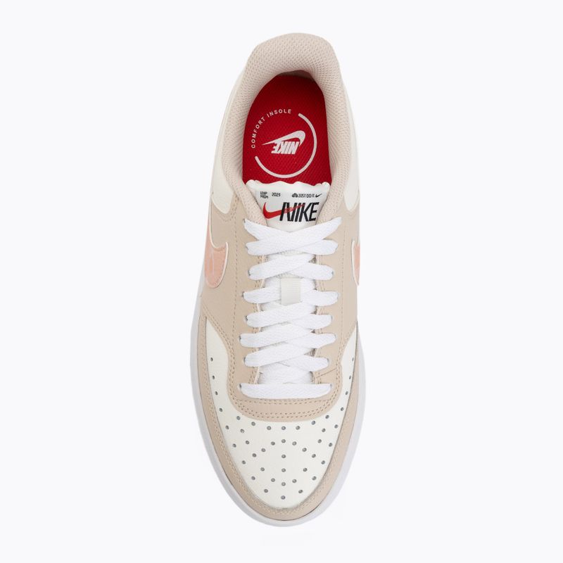 Moteriški batai Nike Court Vision Alta sail/white/sanddrift/arctic orange 5