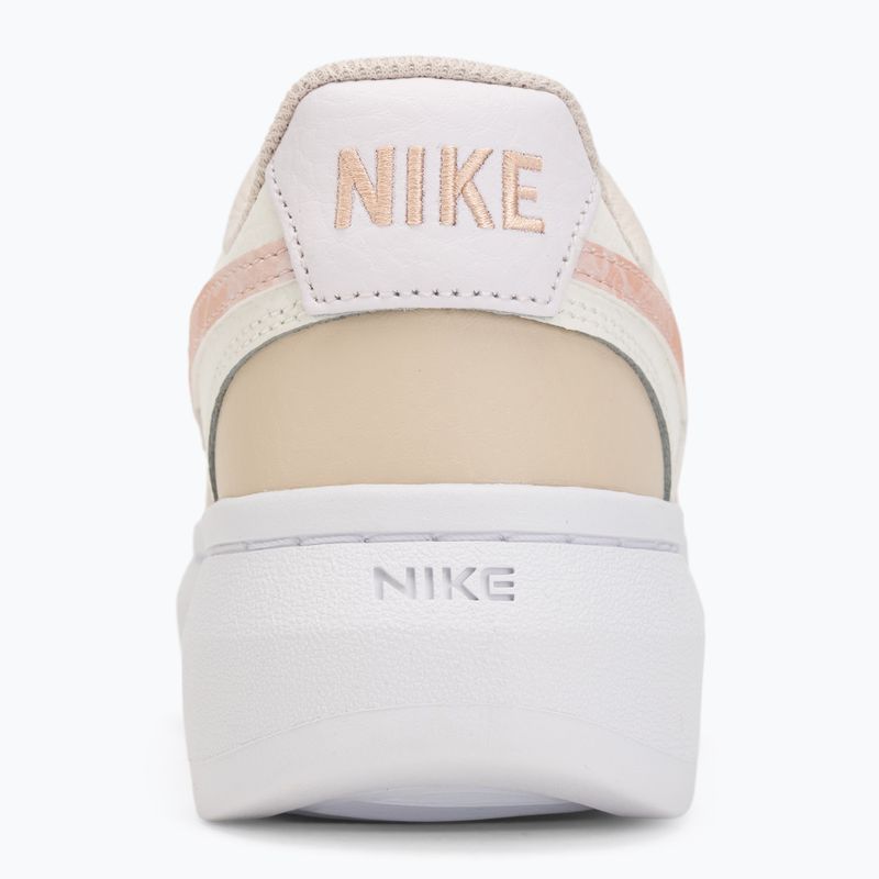 Moteriški batai Nike Court Vision Alta sail/white/sanddrift/arctic orange 6