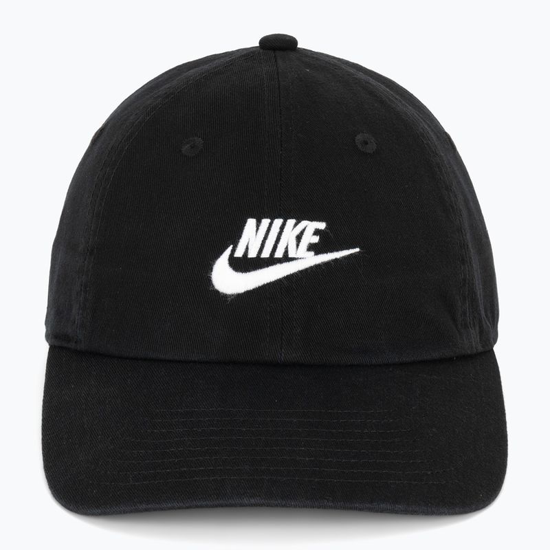Kepurė su snapeliu Nike Club Unstructured Futura Wash black/white 2