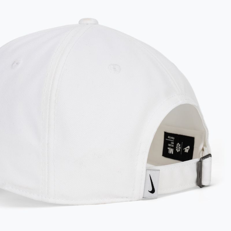 Kepurė su snapeliu Nike Club Unstructured Swoosh white/white 4