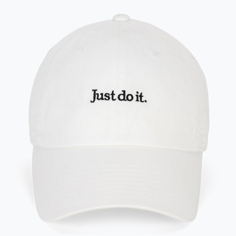 Kepurė su snapeliu Nike Club Unstructured JDI white/black 2