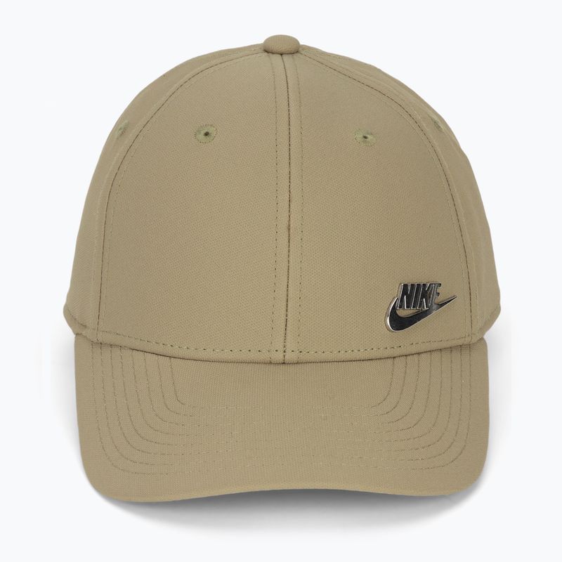 Kepurė su snapeliu Nike Dri-Fit Club khaki/metallic silver 2