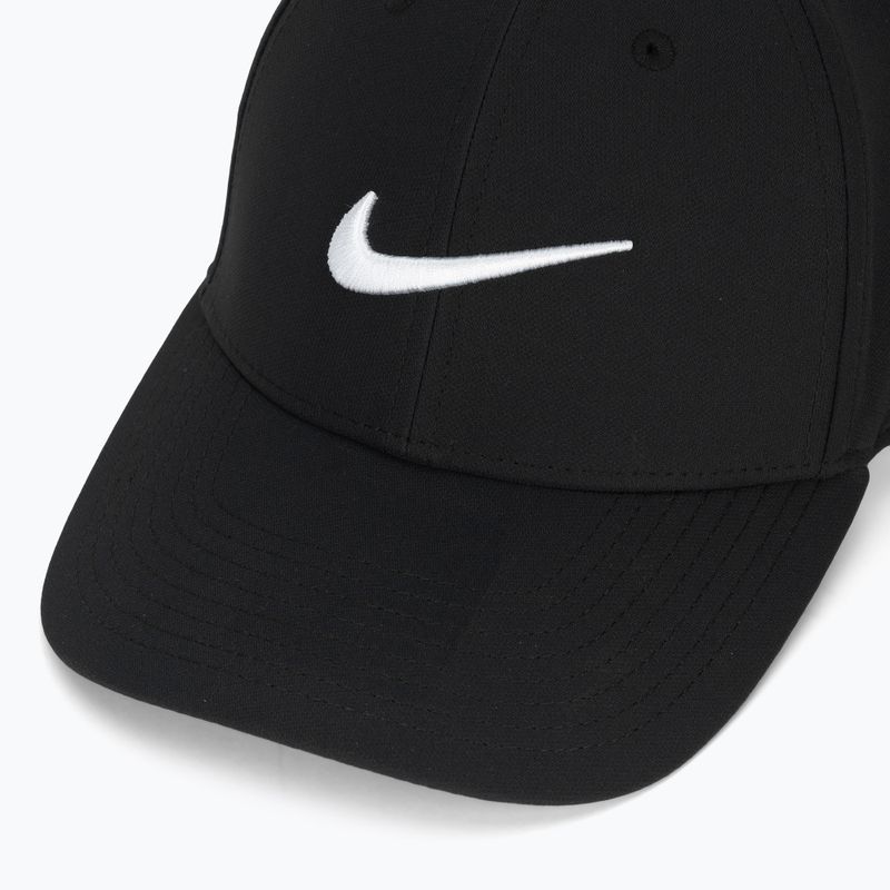 Nike Dri-FIT Club beisbolo kepuraitė juoda/balta 3