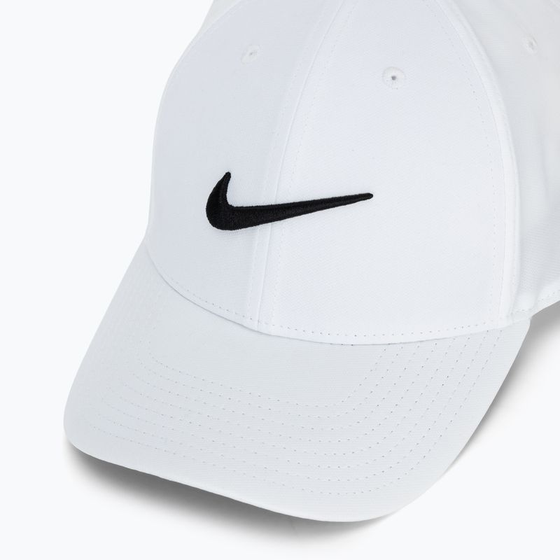 Nike Dri-FIT Club beisbolo kepuraitė balta/juoda 3