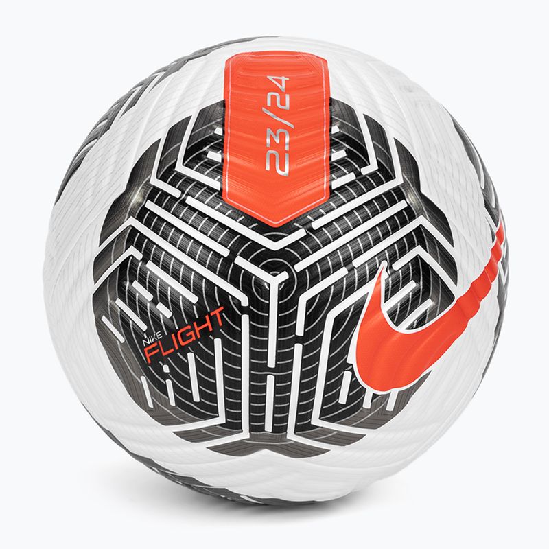 Futbolo kamuolys Nike Flight white/black/bright crimson dydis 5