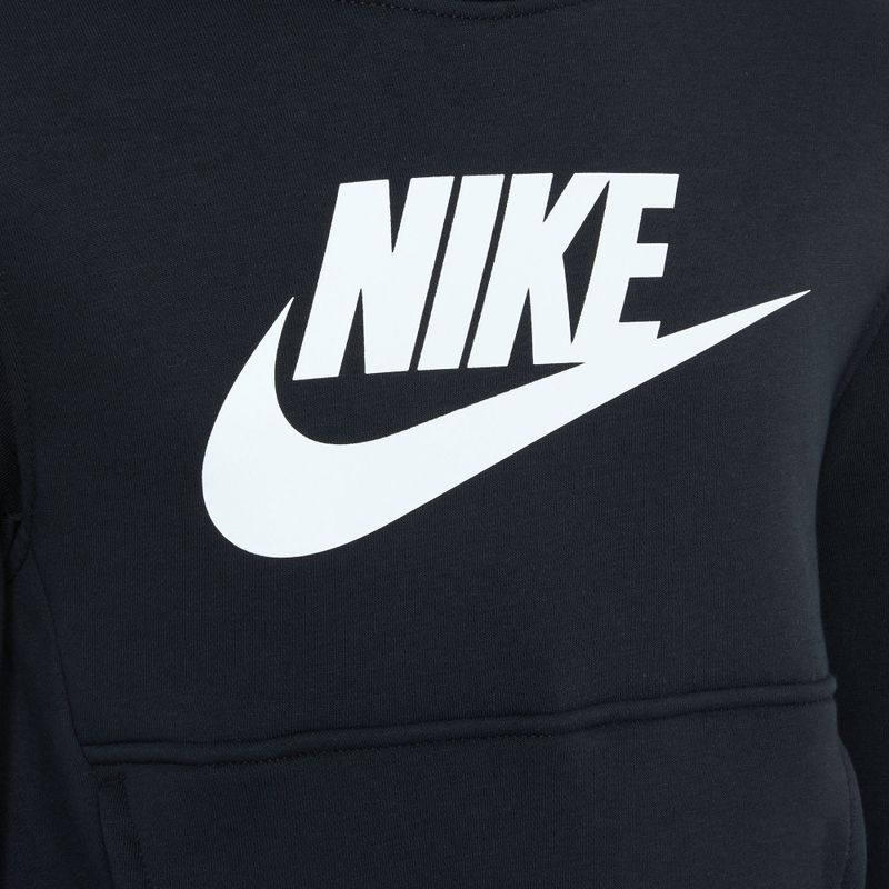 Vaikiška "Nike Club Fleece" striukė su gobtuvu juoda/balta 3