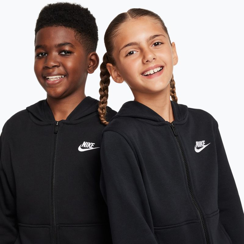 Vaikiškas džemperis Nike Club Fleece black/white 4