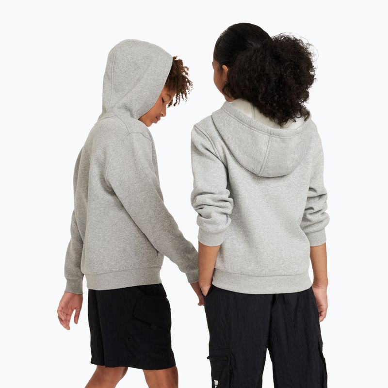 Vaikiškas džemperis Nike Sportswear Club Fleece dark grey heather/base grey/white 3