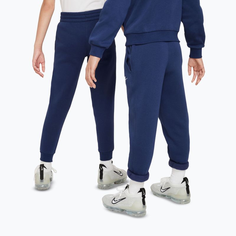Vaikiškos kelnės Nike Sportswear Club Fleece midnight navy/white 3