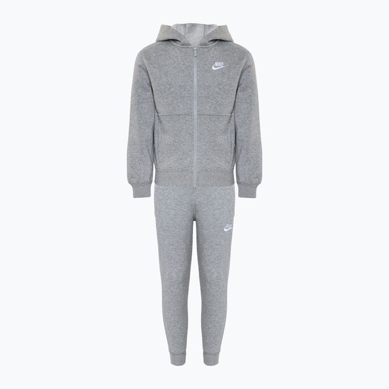 Vaikiškas sportinis kostiumas Nike Sportswear dark gray heather/ white