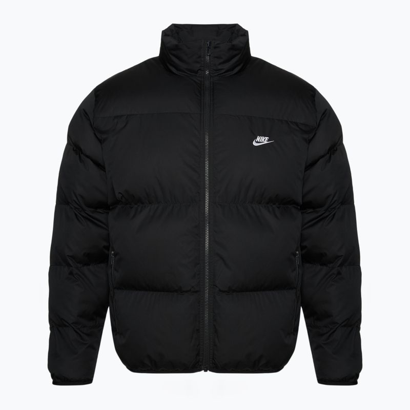 Vyriška pašiltinta striukė Nike Sportswer Club Puffer black/white