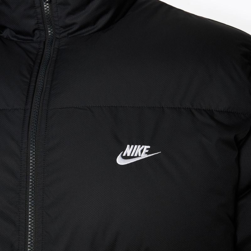 Vyriška pašiltinta striukė Nike Sportswer Club Puffer black/white 3