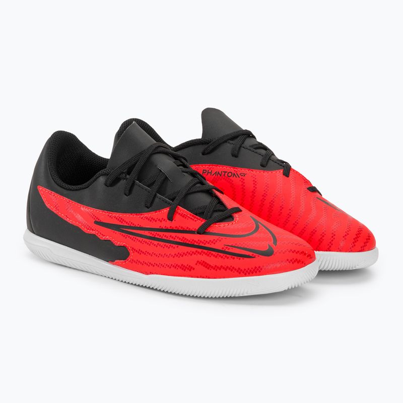 Vaikiški futbolo bateliai Nike JR Phantom GX Club IC GS bright crimson/black/white 4