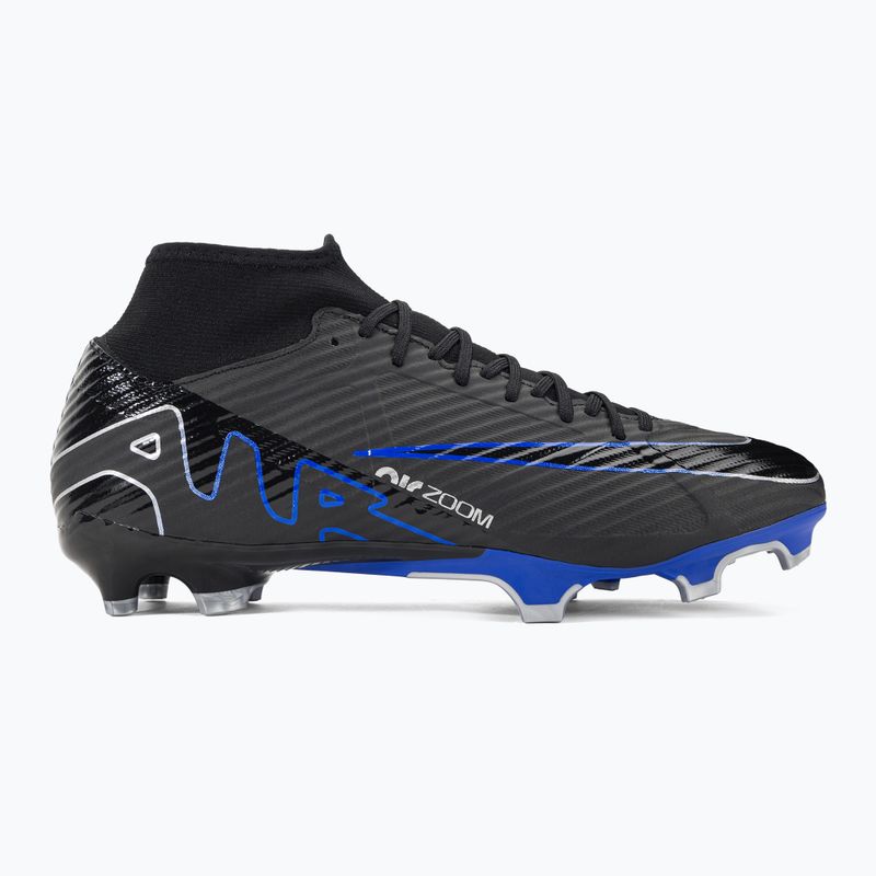 Nike Zoom Mercurial Superfly 9 Academy MG futbolo bateliai juodi/chromuoti/hiper real 2