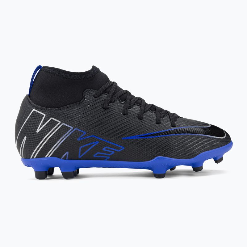 Vaikiški futbolo bateliai Nike JR Mercurial Superfly 9 Club FG/MG black/chrome/hyper real 2
