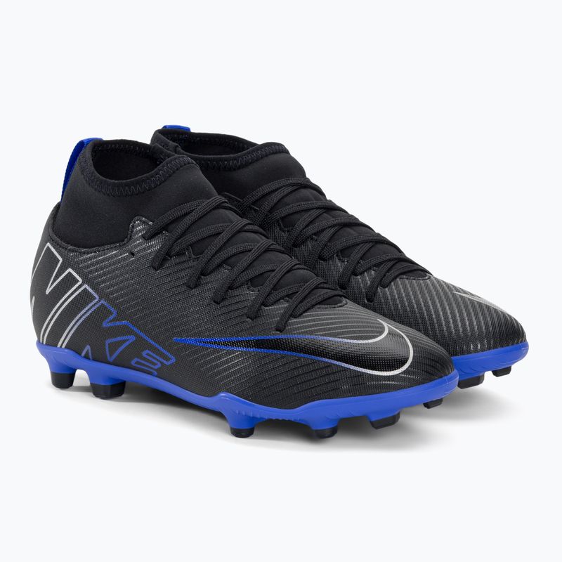 Vaikiški futbolo bateliai Nike JR Mercurial Superfly 9 Club FG/MG black/chrome/hyper real 4