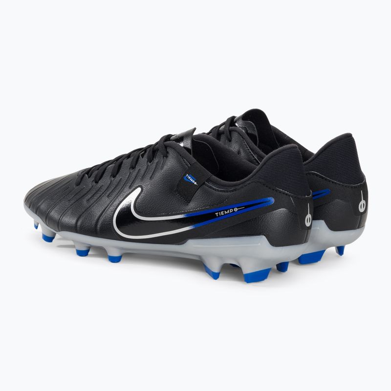 Nike Tiempo Legend 10 Academy MG futbolo bateliai juodi/chromuoti/hiper real 3