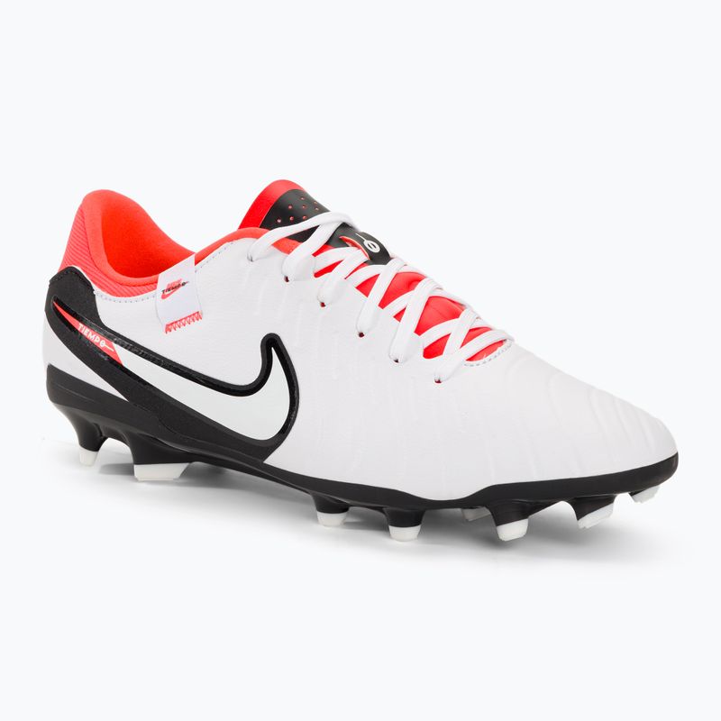 Nike Tiempo Legend 10 Academy MG futbolo bateliai balti/juodi/šviesiai purpuriniai