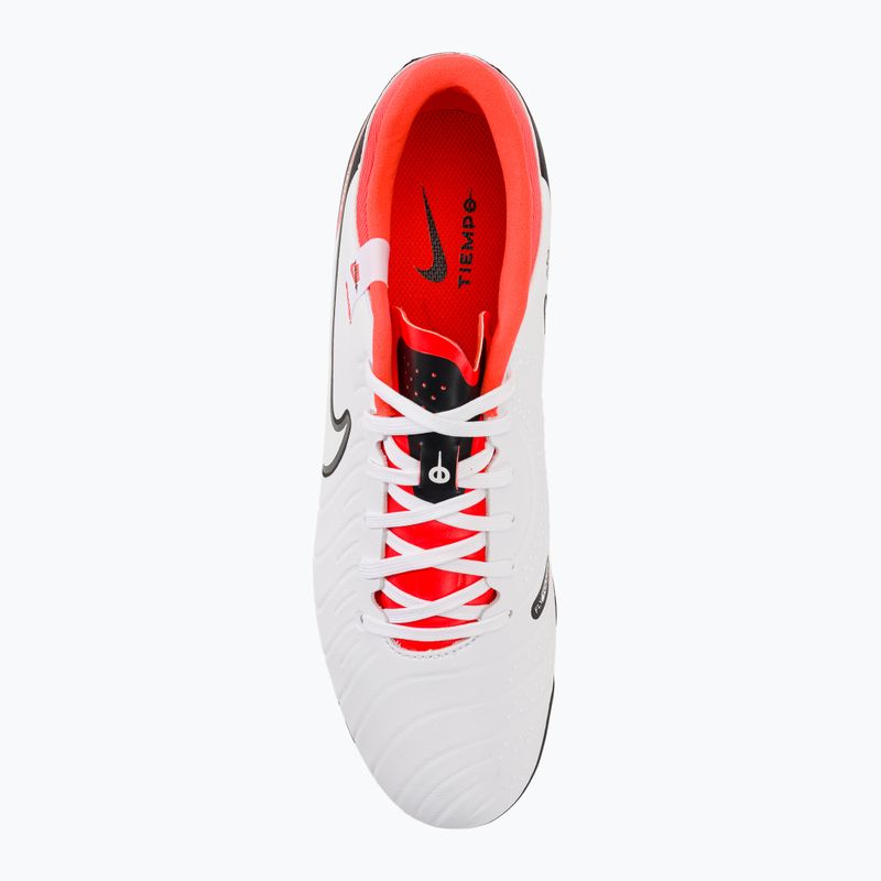 Nike Tiempo Legend 10 Academy MG futbolo bateliai balti/juodi/šviesiai purpuriniai 6