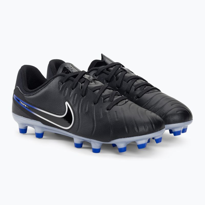 Vaikiški futbolo bateliai Jr Legend 10 Academy FG/MG black/chrome/hyper real 4