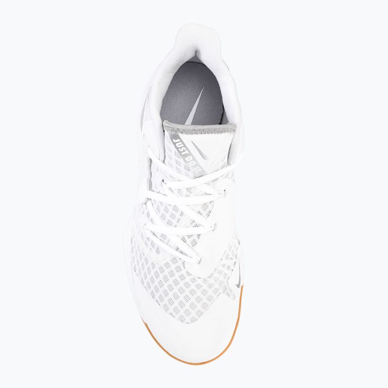 Krepšinio bateliai Nike Zoom Hyperspeed Court SE balti/metalinis sidabras guma 6