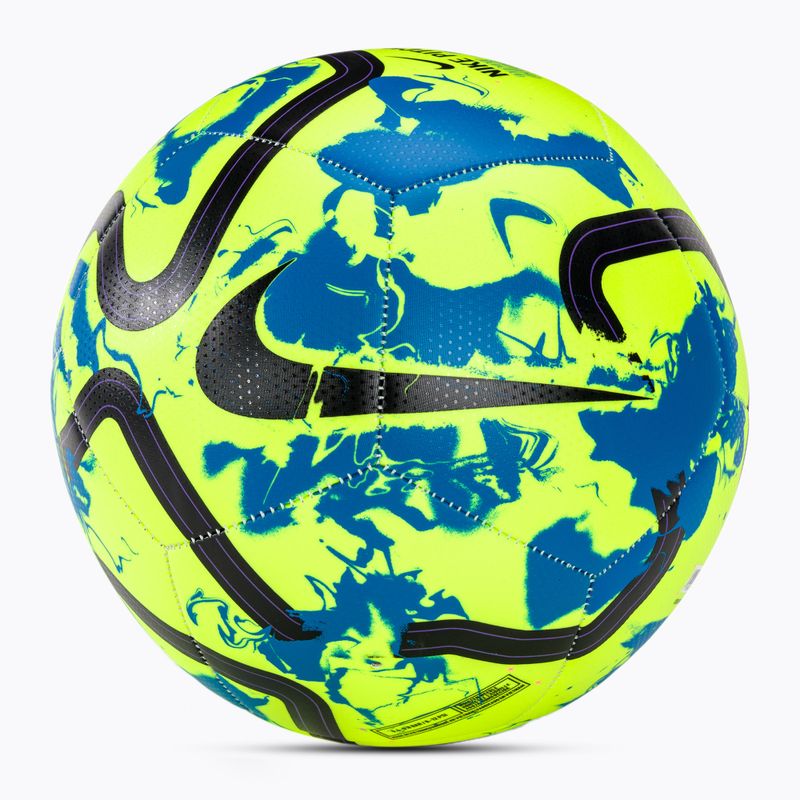 Futbolo kamuolys Nike Premier League Pitch volt/blue nebula/black dydis 5