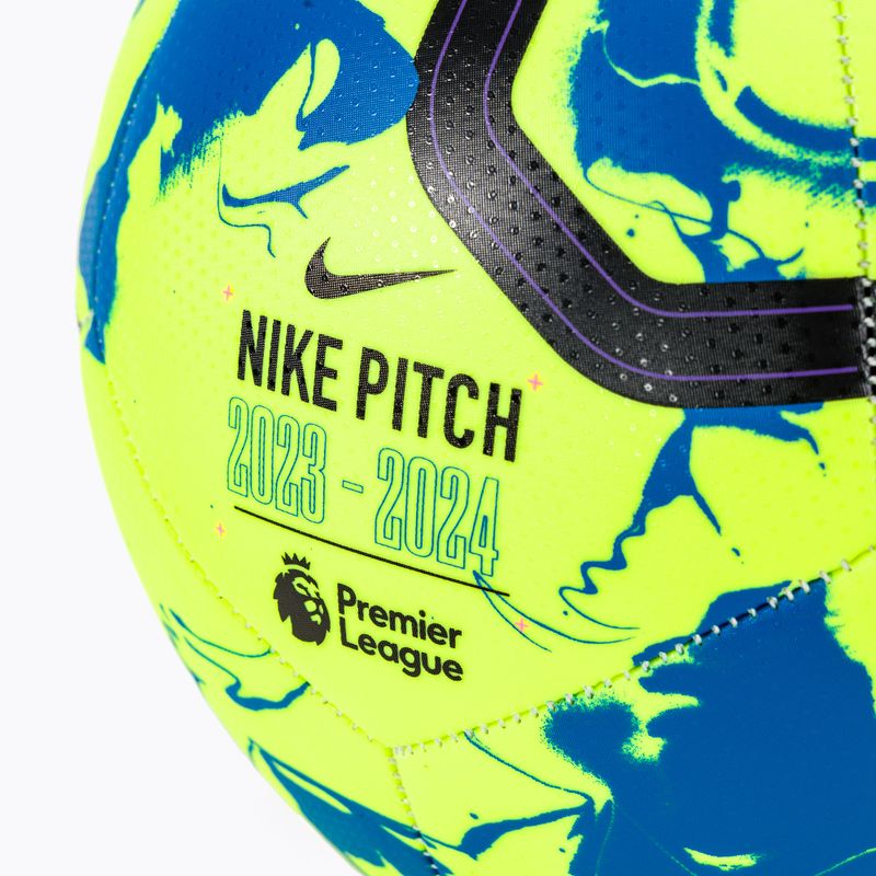 Futbolo kamuolys Nike Premier League Pitch volt/blue nebula/black dydis 5 4