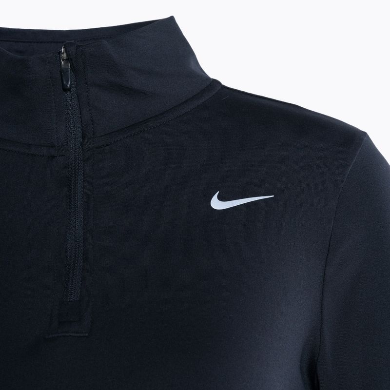 Moteriški bėgimo marškinėliai ilgomis rankovėmis Nike Swift Element UV 1/4-Zip black 8