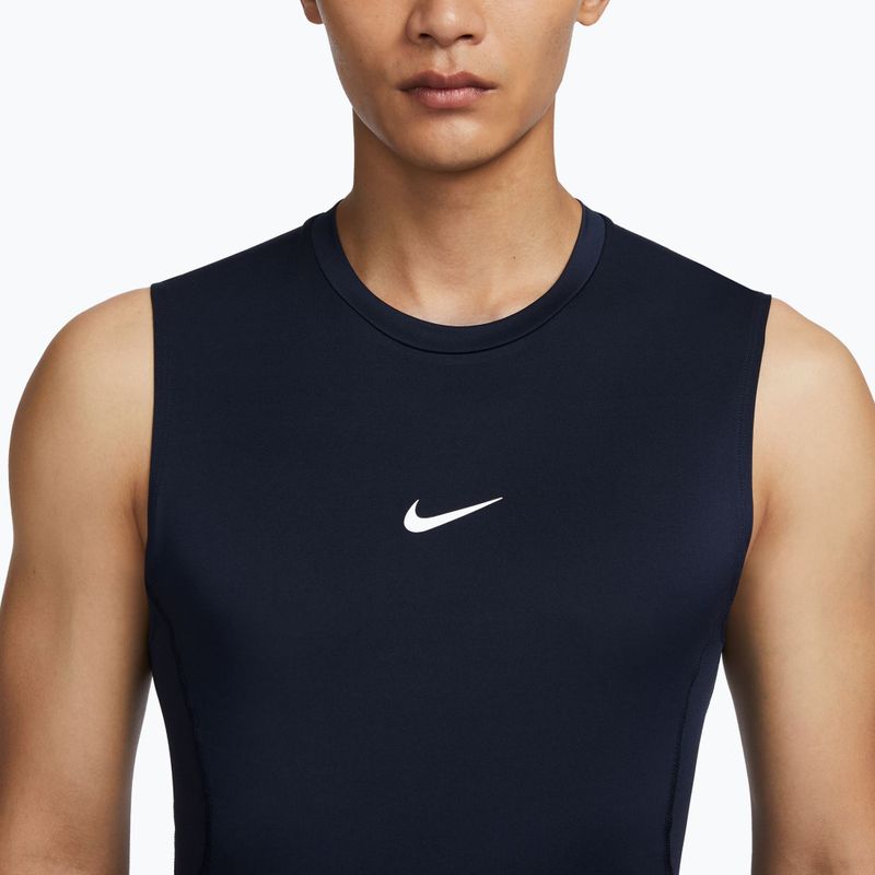 Vyriški marškinėliai Nike Pro Dri-Fit Tight Sleeveless Fitness obsidian/white 4