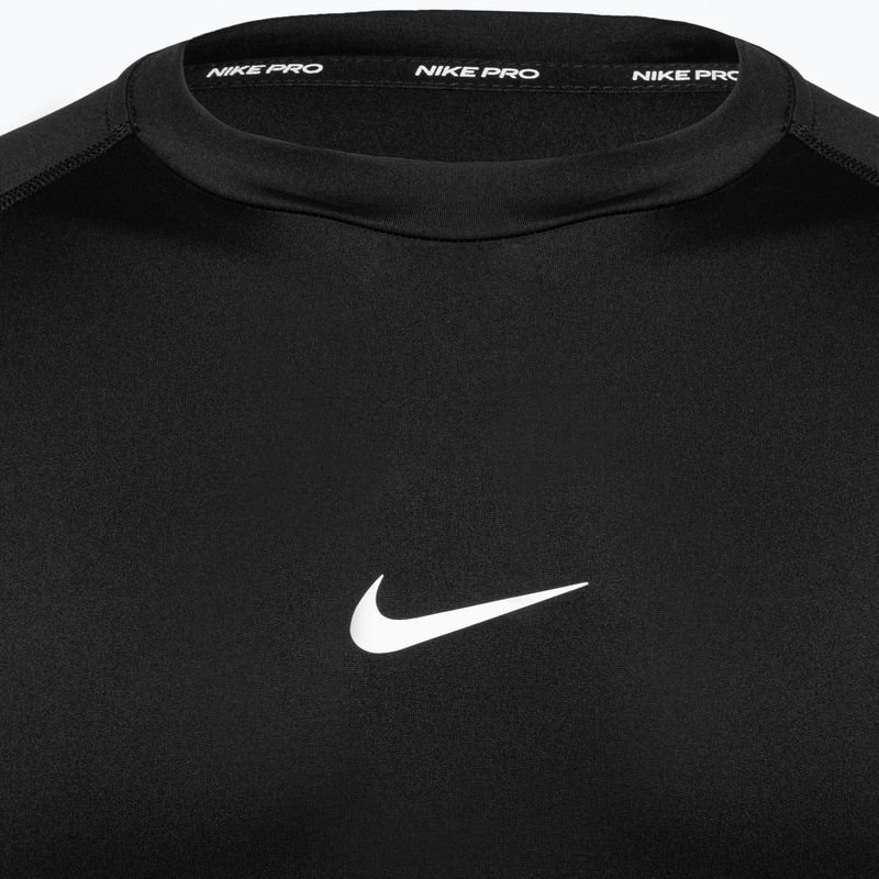 Vyriški treniruočių marškinėliai ilgomis rankovėmis Nike Pro Dri-Fit Tight Fitness black/white 3