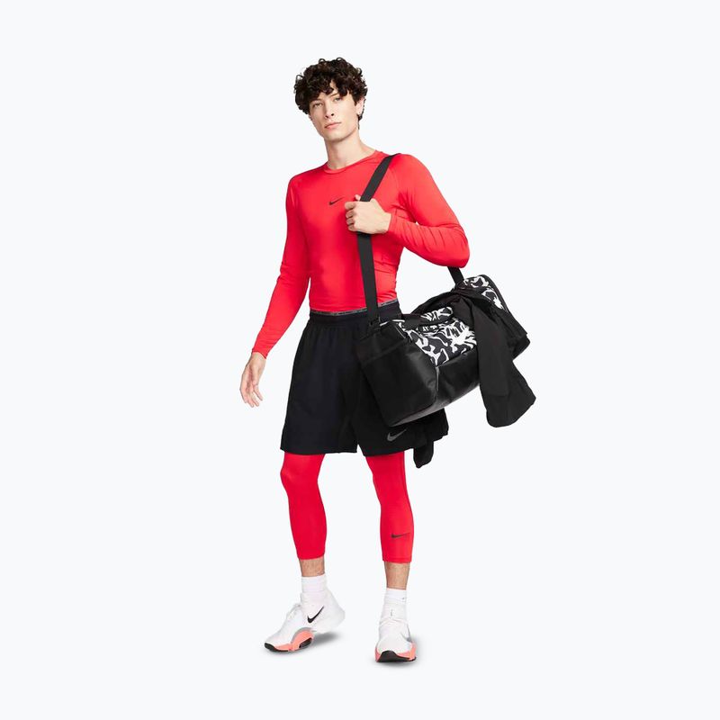 Vyriški treniruočių marškinėliai ilgomis rankovėmis Nike Pro Dri-Fit Tight Fitness university red/black 2