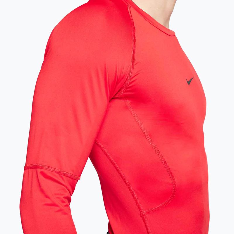 Vyriški treniruočių marškinėliai ilgomis rankovėmis Nike Pro Dri-Fit Tight Fitness university red/black 6