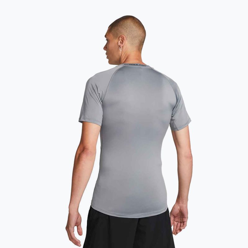 Vyriški treniruočių marškinėliai Nike Pro Dri-Fit Tight Fitness smoke grey/black 3