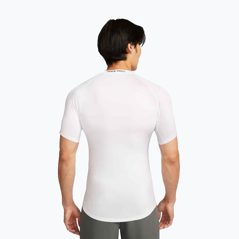Vyriški treniruočių marškinėliai Nike Pro Dri-Fit Tight Fitness white/black 3
