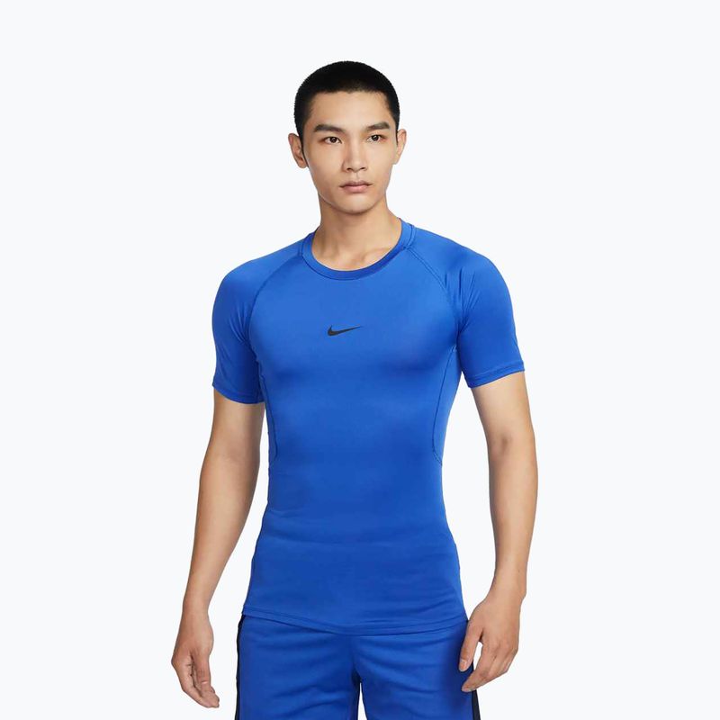 Vyriški treniruočių marškinėliai Nike Pro Dri-Fit Tight Fitness game royal/black