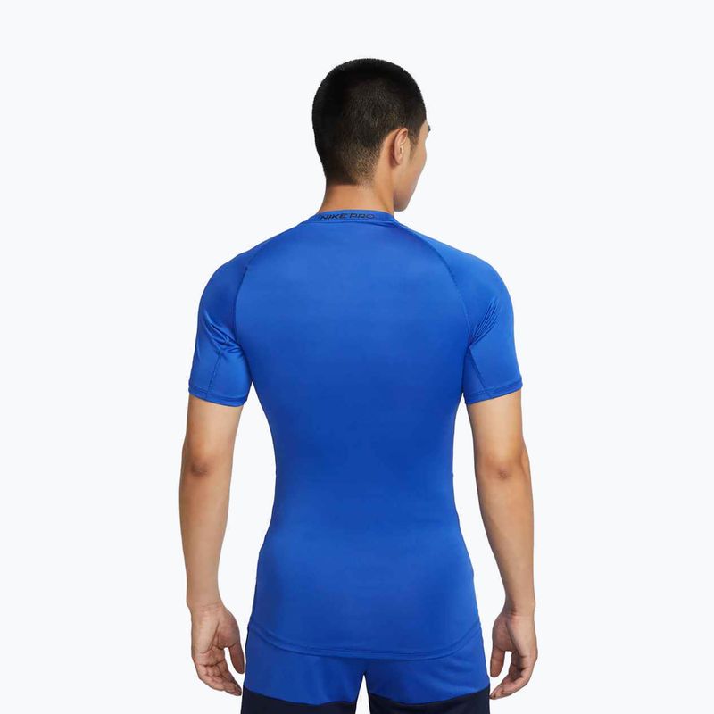 Vyriški treniruočių marškinėliai Nike Pro Dri-Fit Tight Fitness game royal/black 3