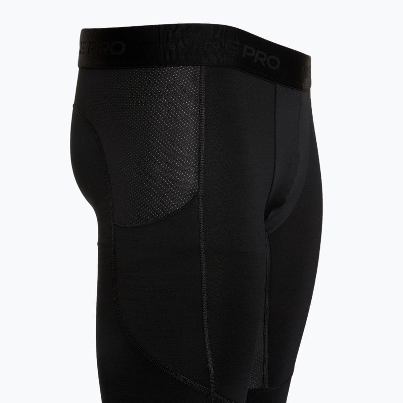 Vyriškos treniruočių tamprės Nike Pro Warm black/white 3