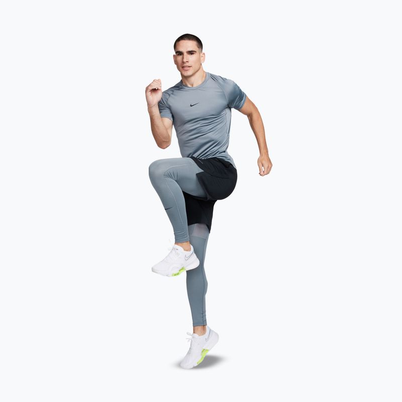 Vyriškos tamprės Nike Pro Warm smoke grey/black 2