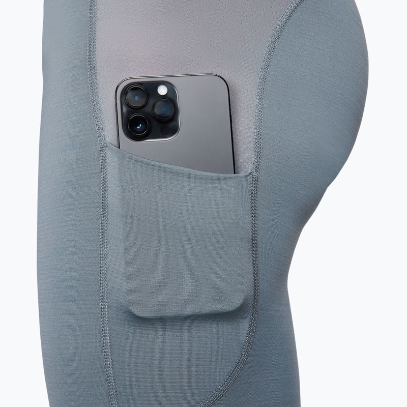 Vyriškos tamprės Nike Pro Warm smoke grey/black 4