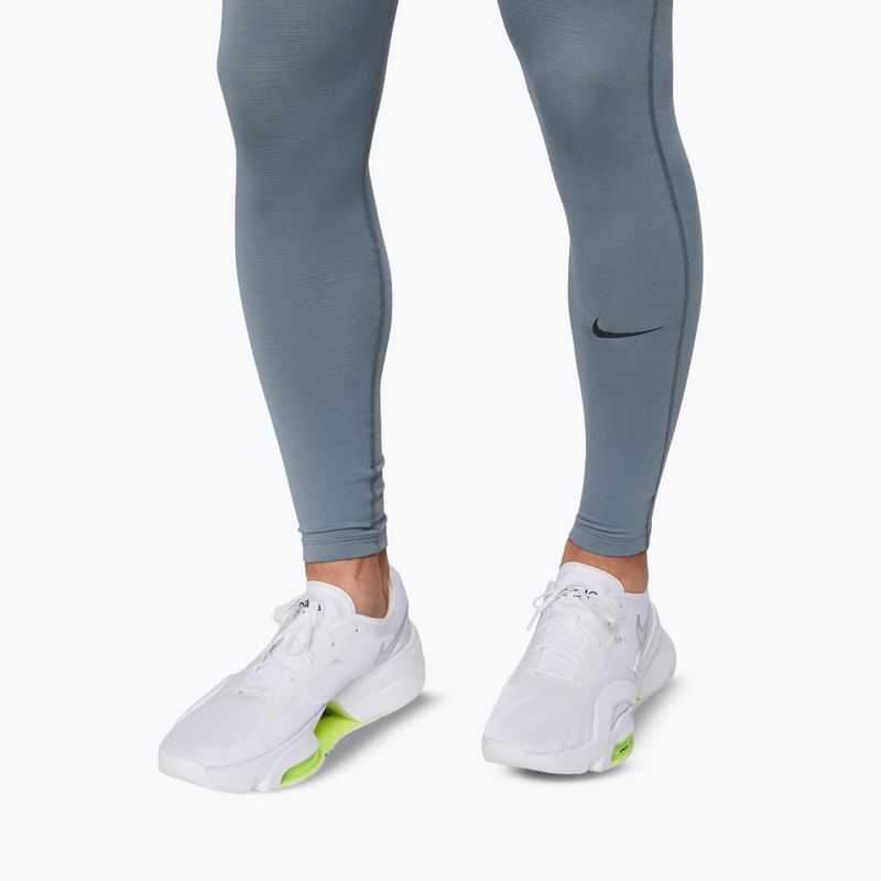 Vyriškos tamprės Nike Pro Warm smoke grey/black 6