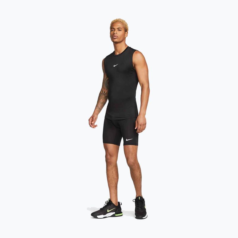 Vyriški treniruočių šortai Nike Pro Dri-Fit Fitness Long black/white 2