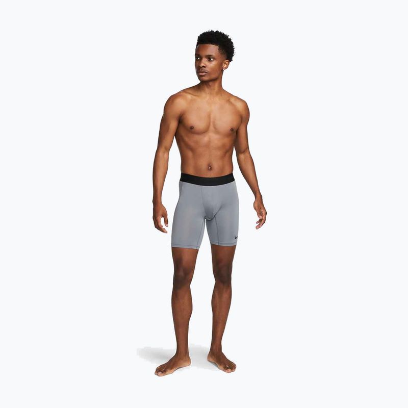 Vyriški treniruočių šortai Nike Pro Dri-Fit Fitness Long smoke grey/black 2