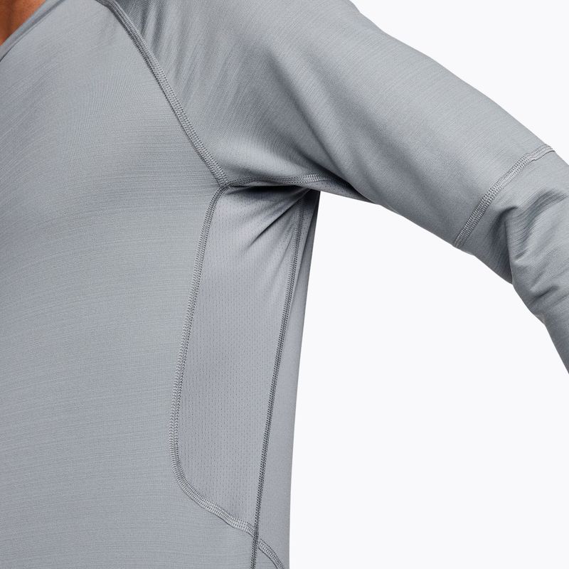 Vyriški treniruočių marškinėliai ilgomis rankovėmis Nike Pro Warm smoke grey/black 6