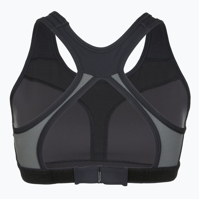 Sportinė liemenėlė Nike Swoosh High Support black/iron grey/white 7